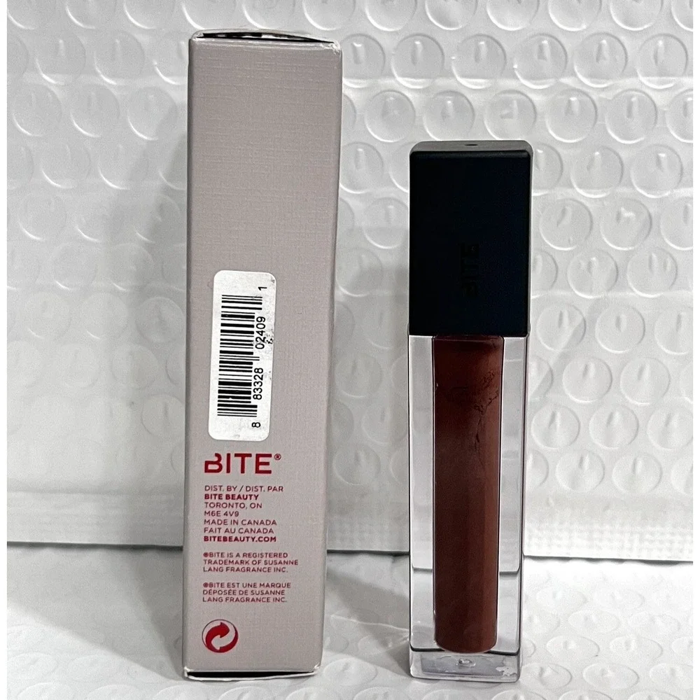 Bite Beauty French Press Lip Gloss In French Press New Full Size (Dark‎ Brown)